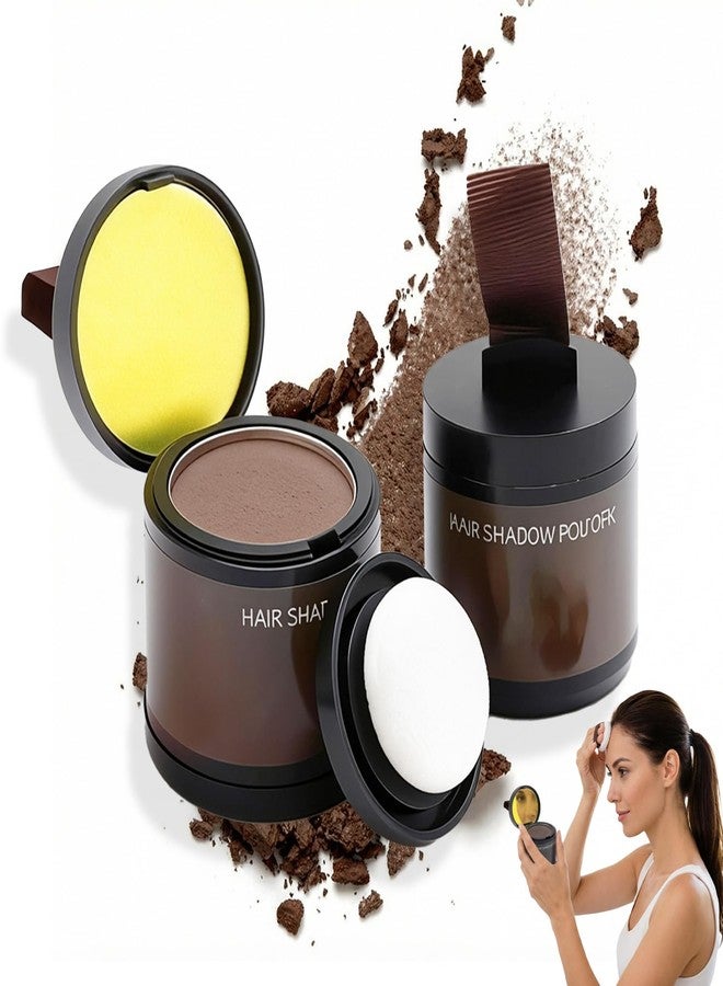 TARSHYRY Hairline Powder for Women & Men, Root Touch Up Hair Color for Gray Coverage, Bald Spot Concealer & Hair Root Filler, 24-Hour Water proof Hair Color Powder (Dark Brown) - Image 1